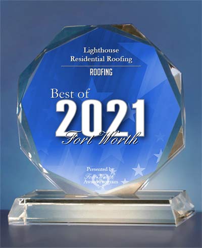 2021 Best of Fort Worth Crystal Award