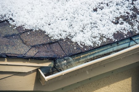 Identify hail damage fort worth roofing