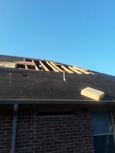 Roof replacement tornado damage keller tx